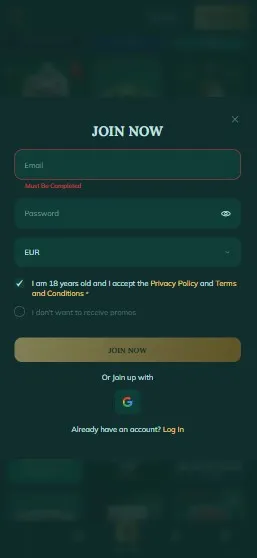 Royalen Casino Registration